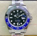 Clean Factory Best Rolex GMT Master ii Batman Copy Watch Swiss 3186 Movement 